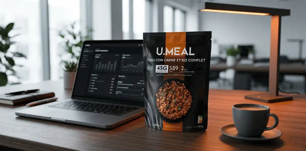 Repas protéiné au bureau : manger sain sans frigo ni cuisine