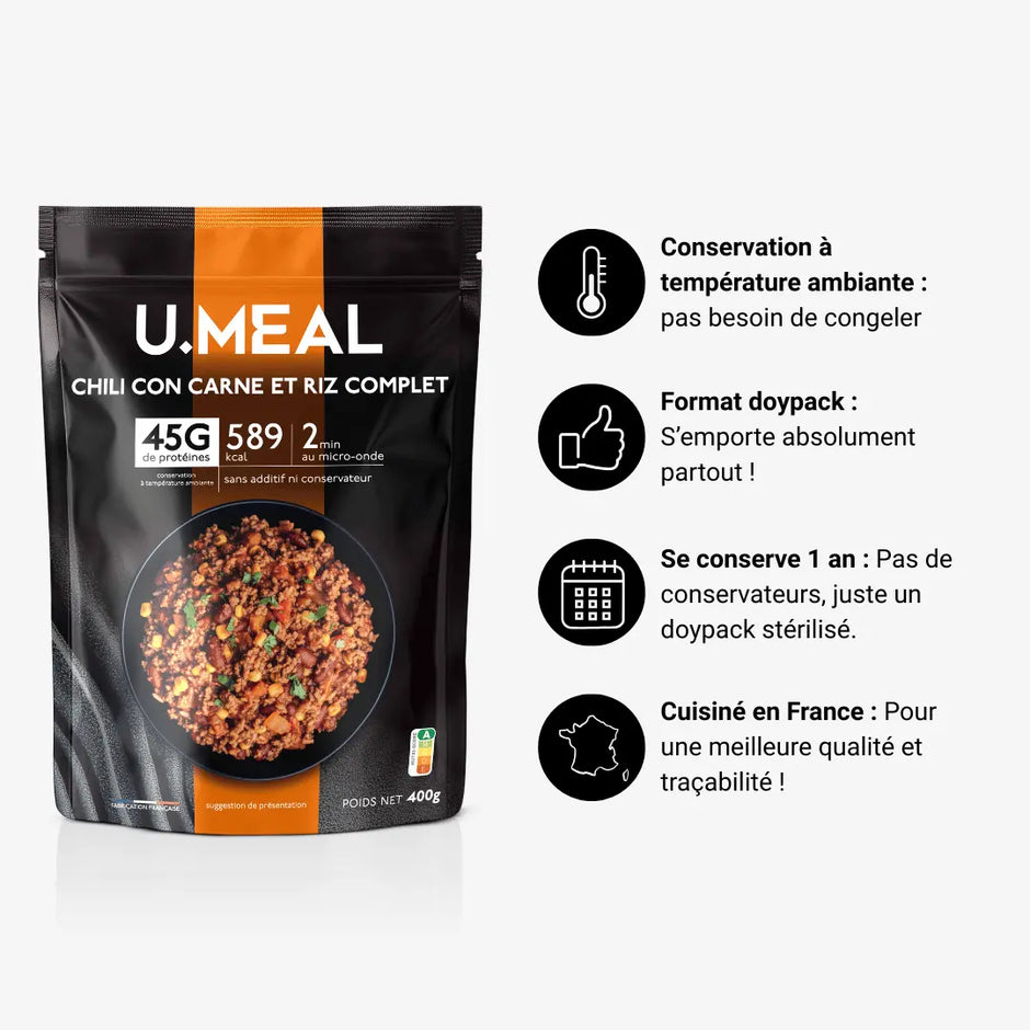 Chili con carne protéiné Ma boutique